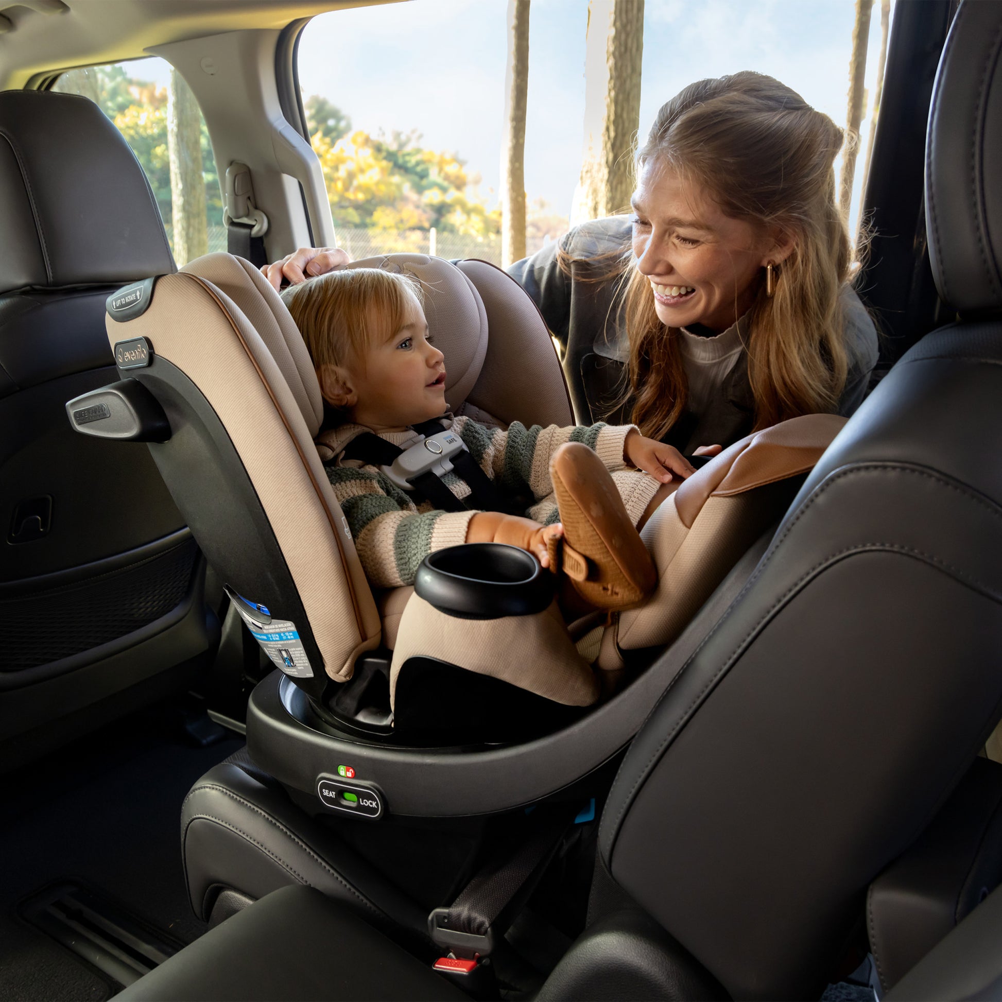 Evenflo Evenflo® Revolve360™ Extend All-in-One Rotational Car Seat with Green & Gentle™ Fabric – Evenflo Official Site – Evenflo® Company, Inc