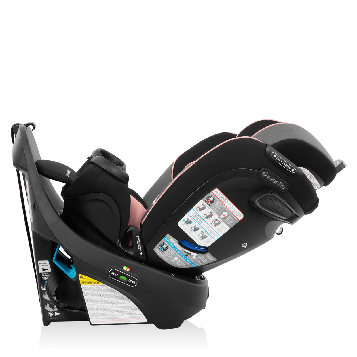 evenflo or graco car seat Evenflo Revolve360 Rotational All-In-One Car Seat