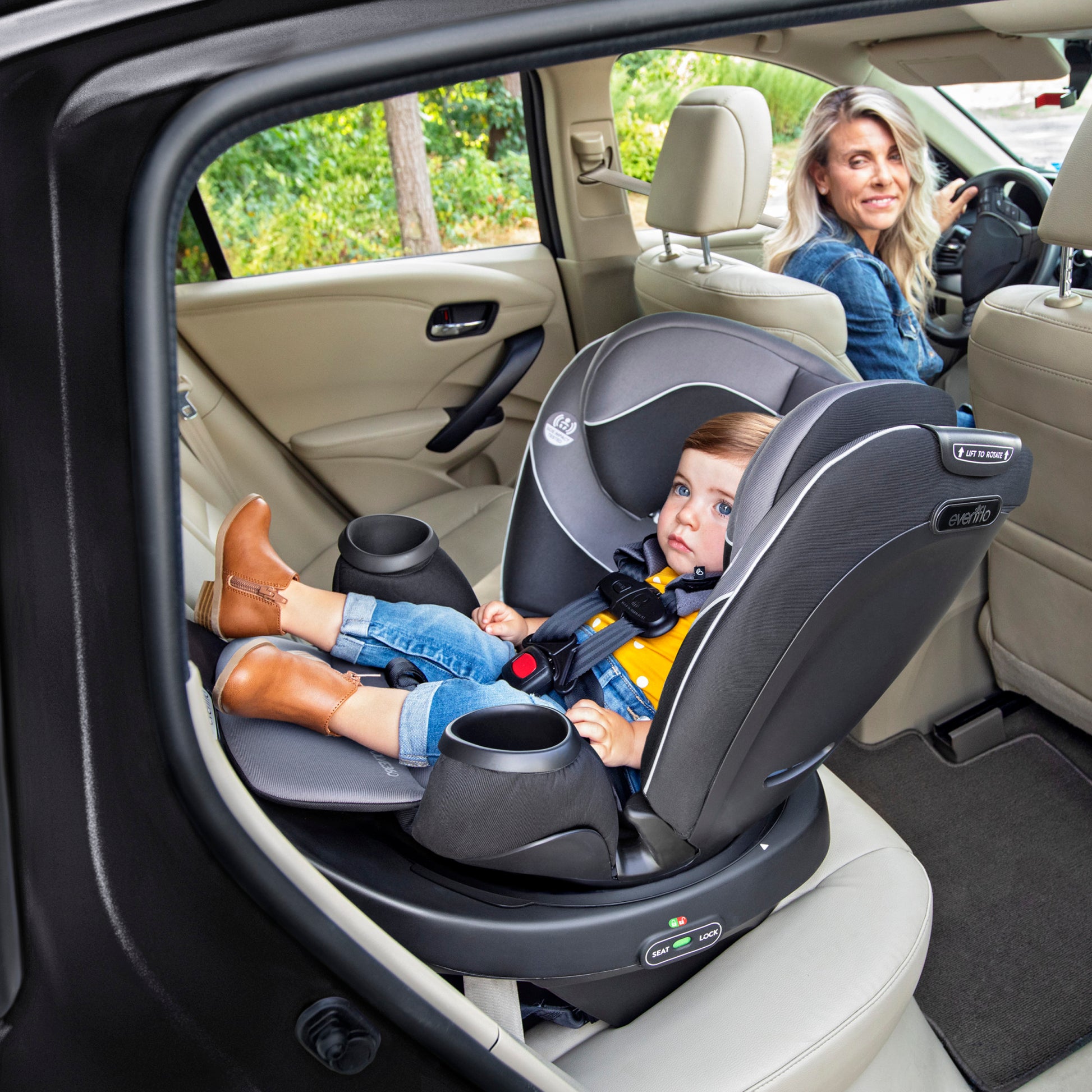 Evenflo Revolve360 Rotational All-In-One Car Seat