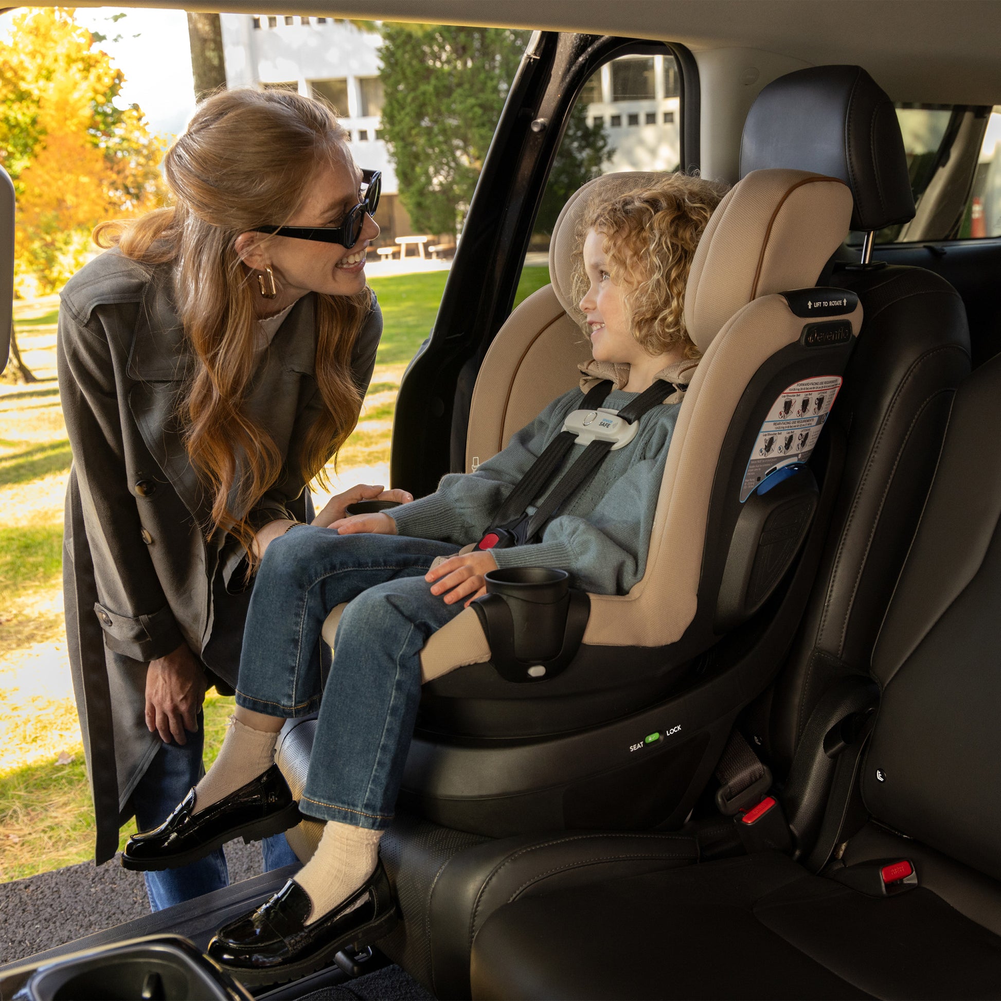 evenflo 360 rear facing weight limit Evenflo Evenflo® Revolve360™ Slim 2-in-1 Rotational Car Seat with Green & Gentle™