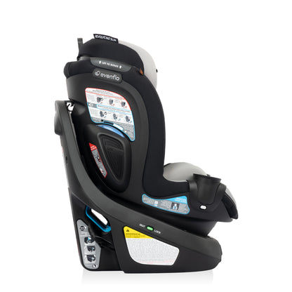 evenflo car seat forward facing Evenflo Revolve360 Slim 2-in-1 Rotating Car Seat with Quick Clean Cover