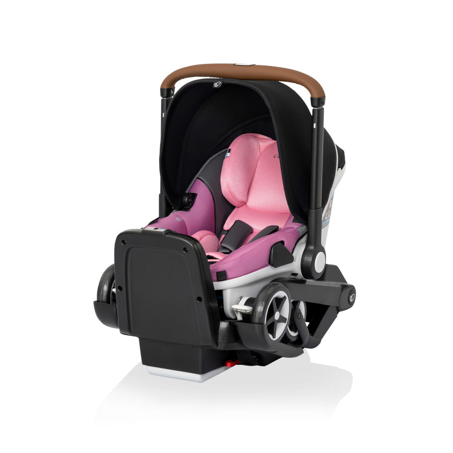 Shyft DualRide Infant Car Seat Stroller Combo with Carryall Storage & Extended Canopy Bundle