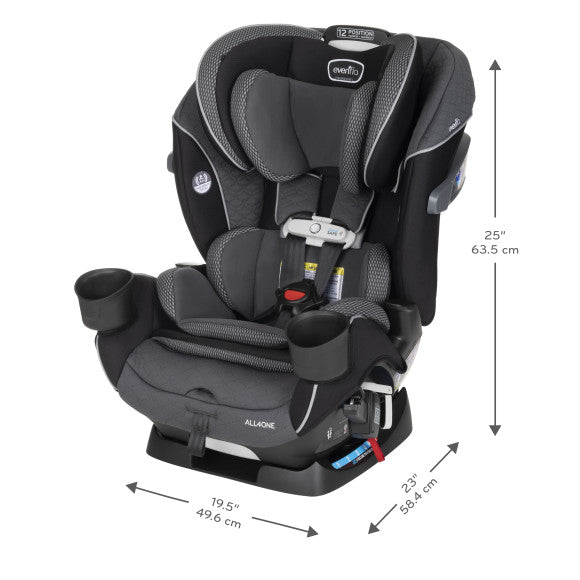 All4One All-In-One Convertible Car Seat With SensorSafe Support