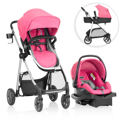 Pink Evenflo Urbini Omni Stroller Omni Plus Urbini Stroller Car