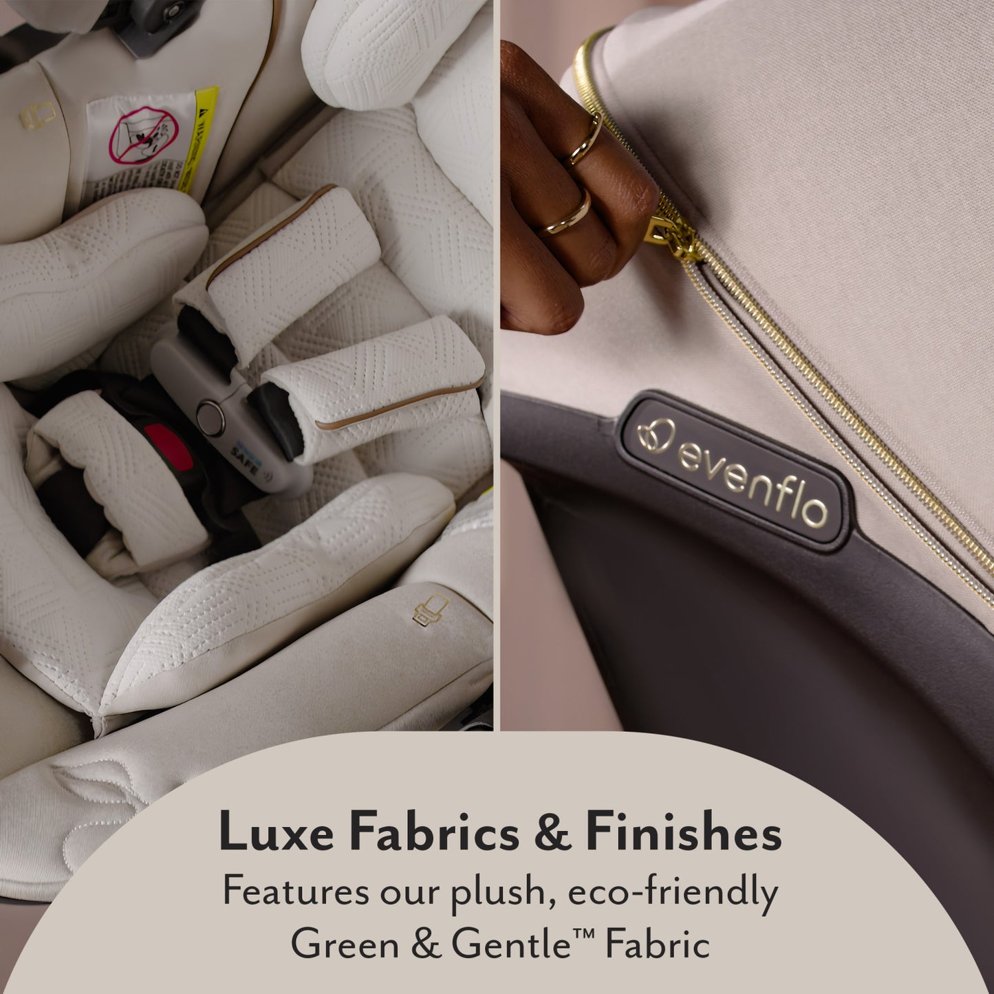 Limited Edition Shyft™ DualRide™ Infant Car Seat + Stroller Combo with Green & Gentle™ Fabric