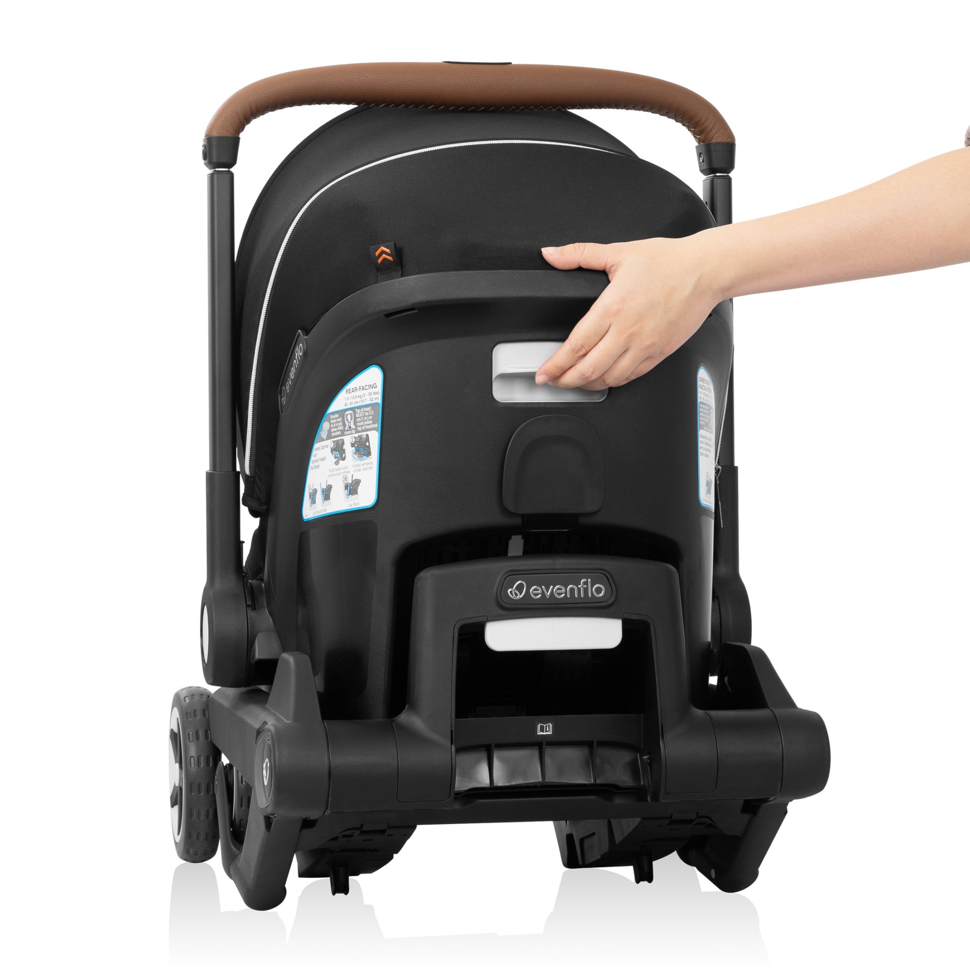 evenflo shyft dualride black friday sale Evenflo Shyft DualRide Infant Car Seat Stroller Combo w Carryall Storage & Extended Canopy