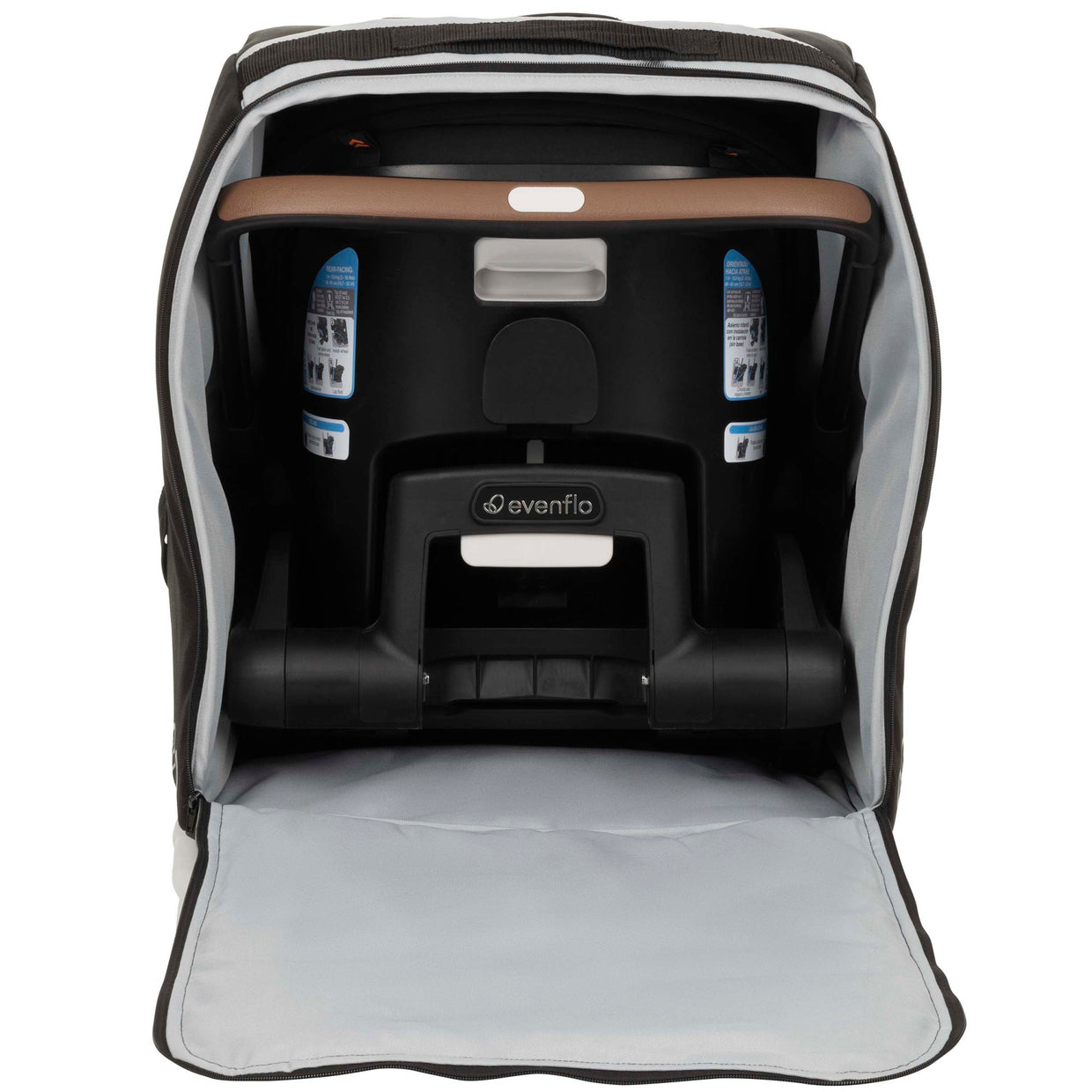 evenflo backseat organizer Evenflo Shyft DualRide Stroller Organizer Crossbody Bag