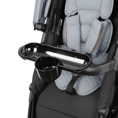 Shyft Intuiti+ Stroller with Green & Gentle Fabric Quartz cup holder