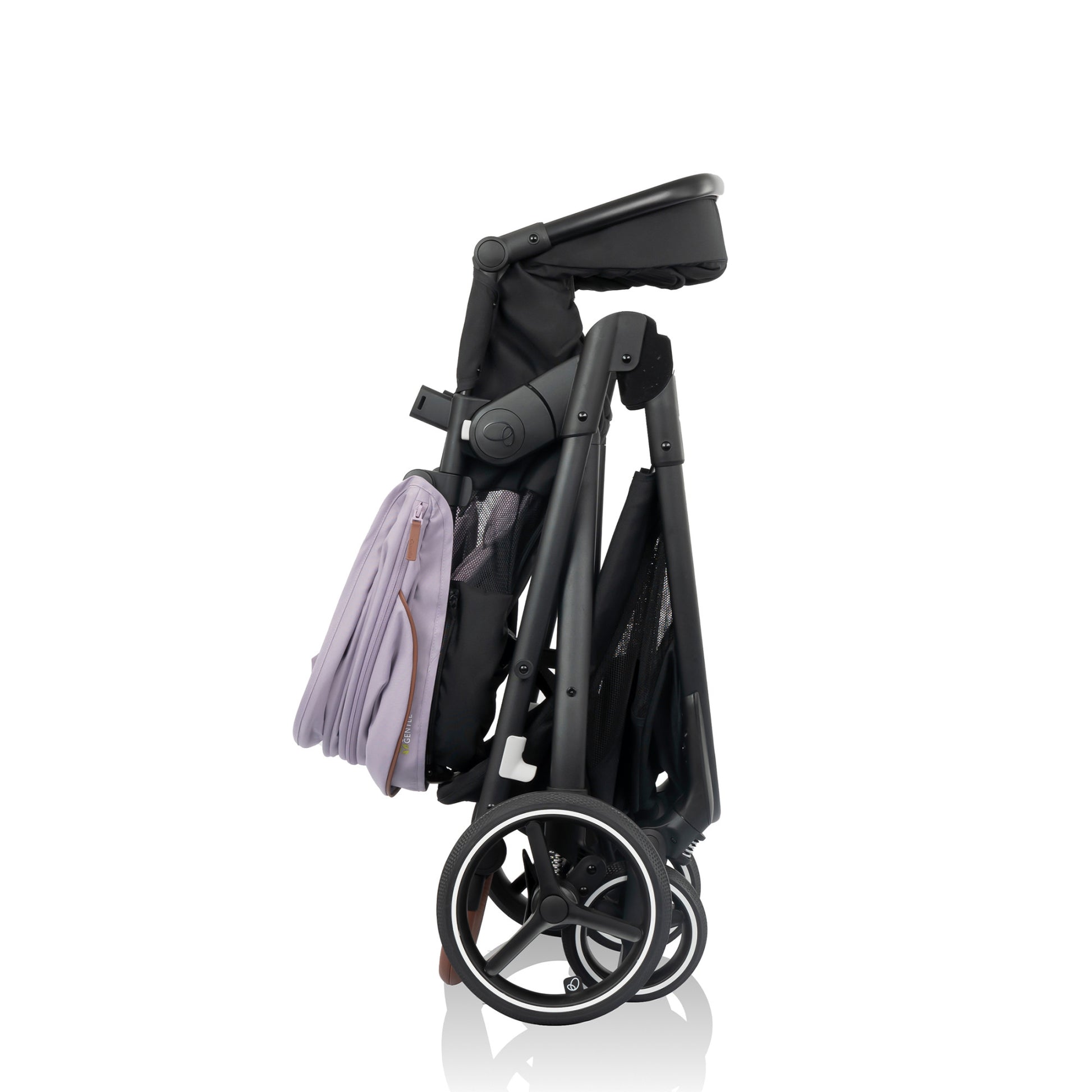 Shyft Intuiti+ Stroller with Green & Gentle Fabric Agate Purple foldable