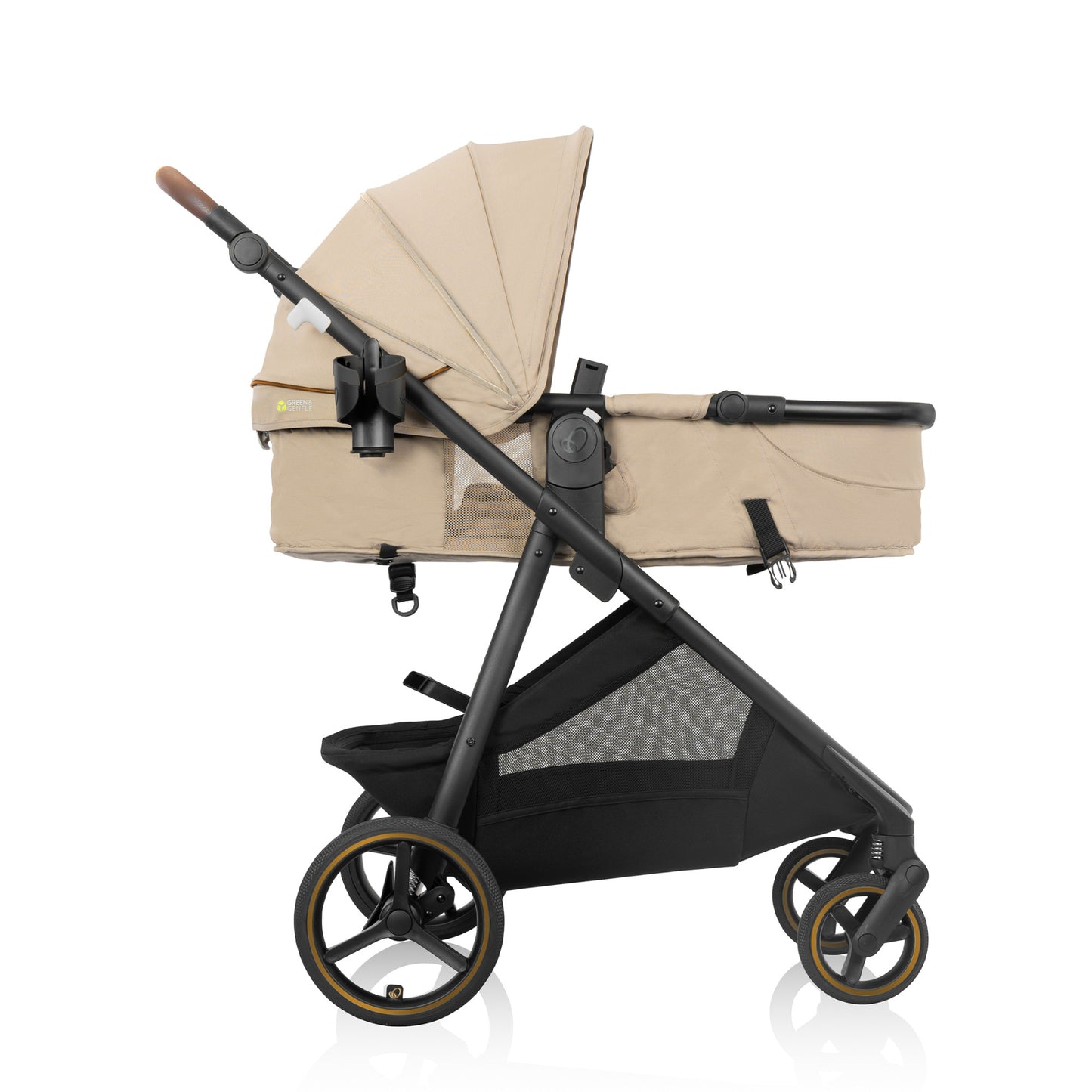 Shyft Intuiti+ Stroller with Green & Gentle Fabric
