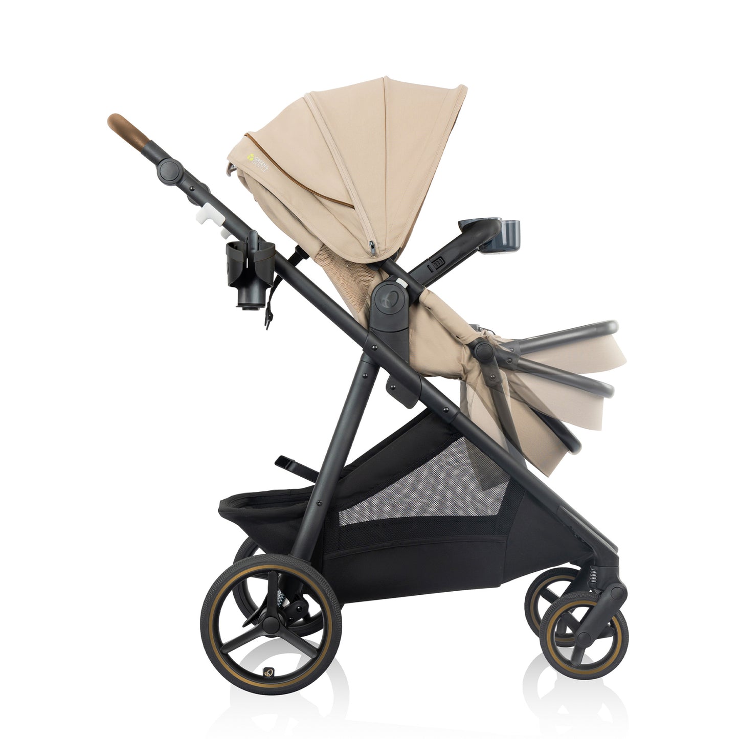 Shyft Intuiti+ Stroller with Green & Gentle Fabric
