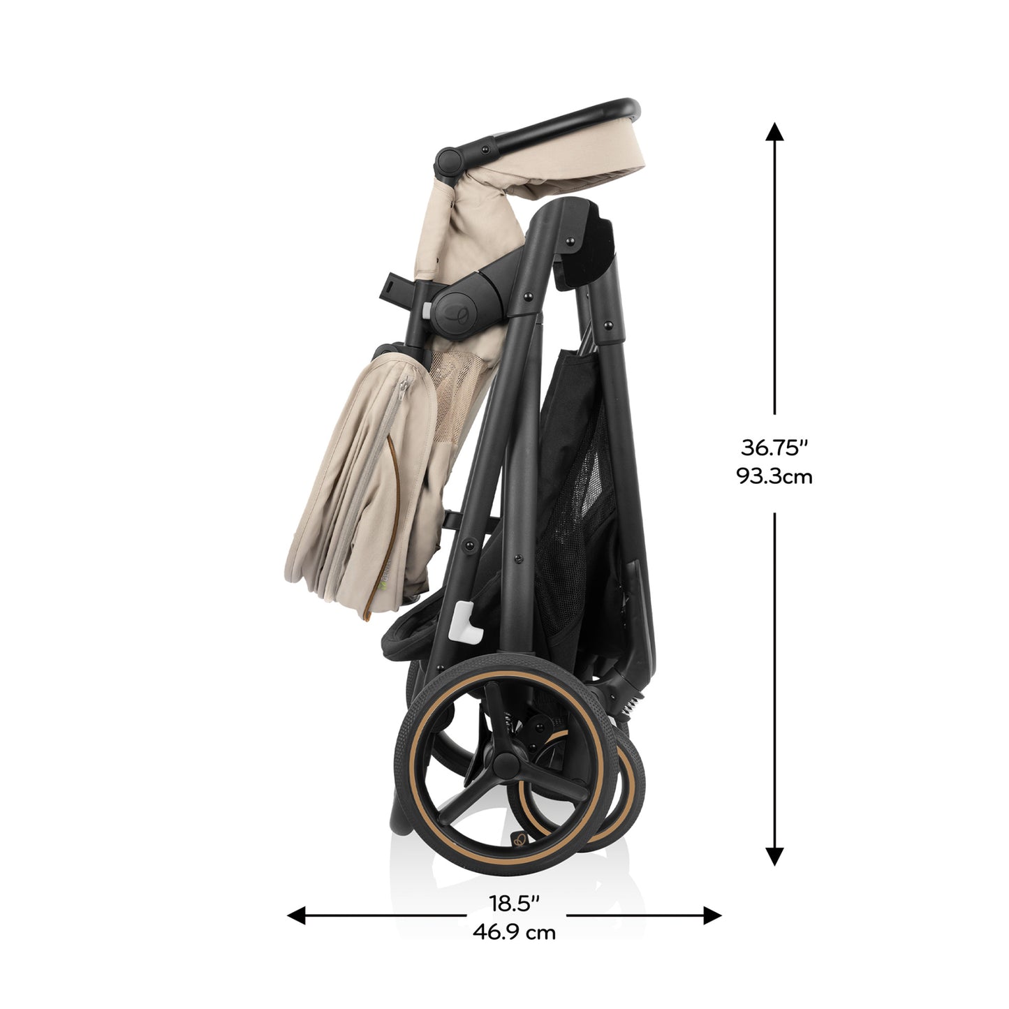 Shyft Intuiti+ Stroller with Green & Gentle Fabric