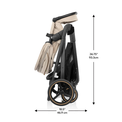 Shyft Intuiti+ Stroller with Green & Gentle Fabric