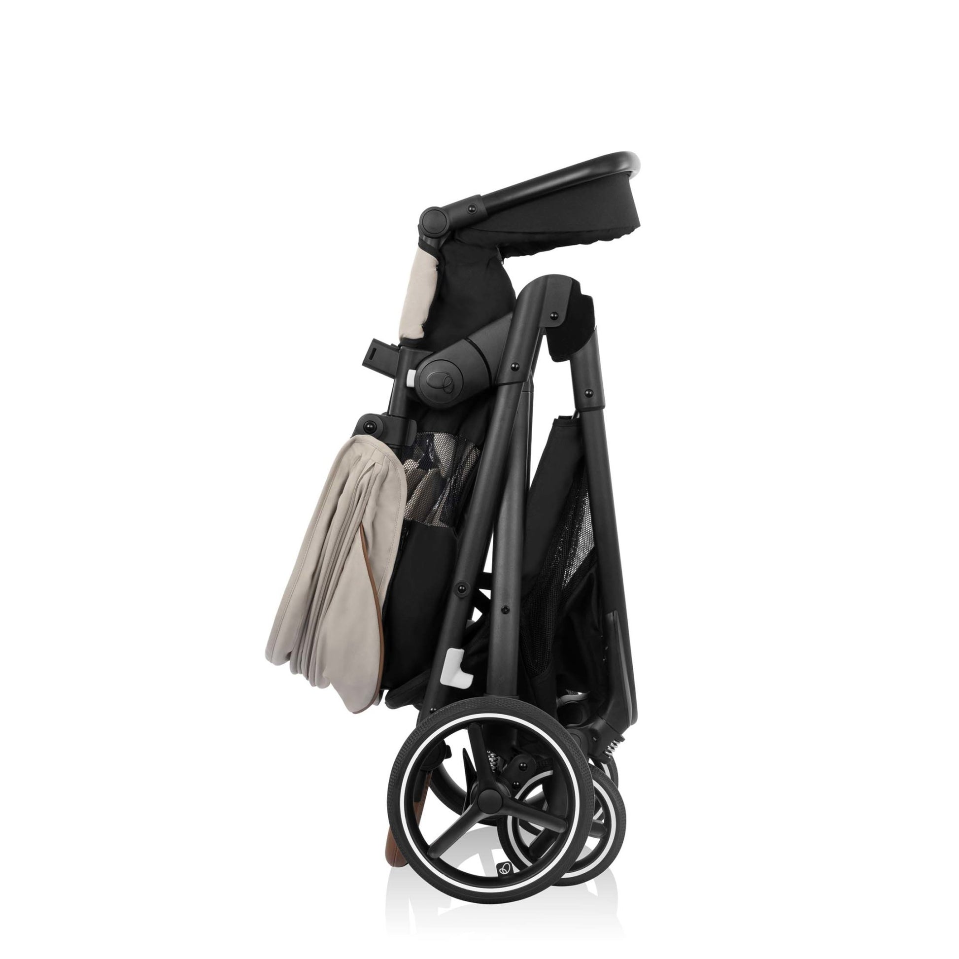 Shyft Intuiti+ Travel System featuring Revolve180 LiteMaxâ„¢ NXT Rotating Infant Car Seat with SensorySoothe Champagne 7