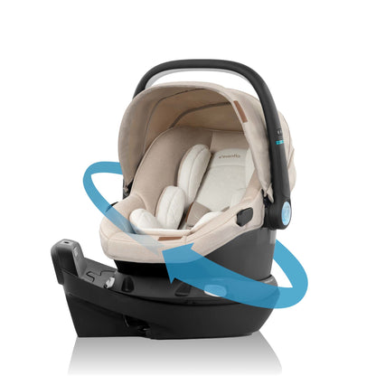 Shyft Intuiti+ Travel System featuring Revolve180 LiteMax™ NXT Rotational Infant Car Seat with SensorySoothe
