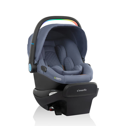 Shyft Intuiti+ Travel System featuring Revolve180 LiteMax™ NXT Rotational Infant Car Seat with SensorySoothe