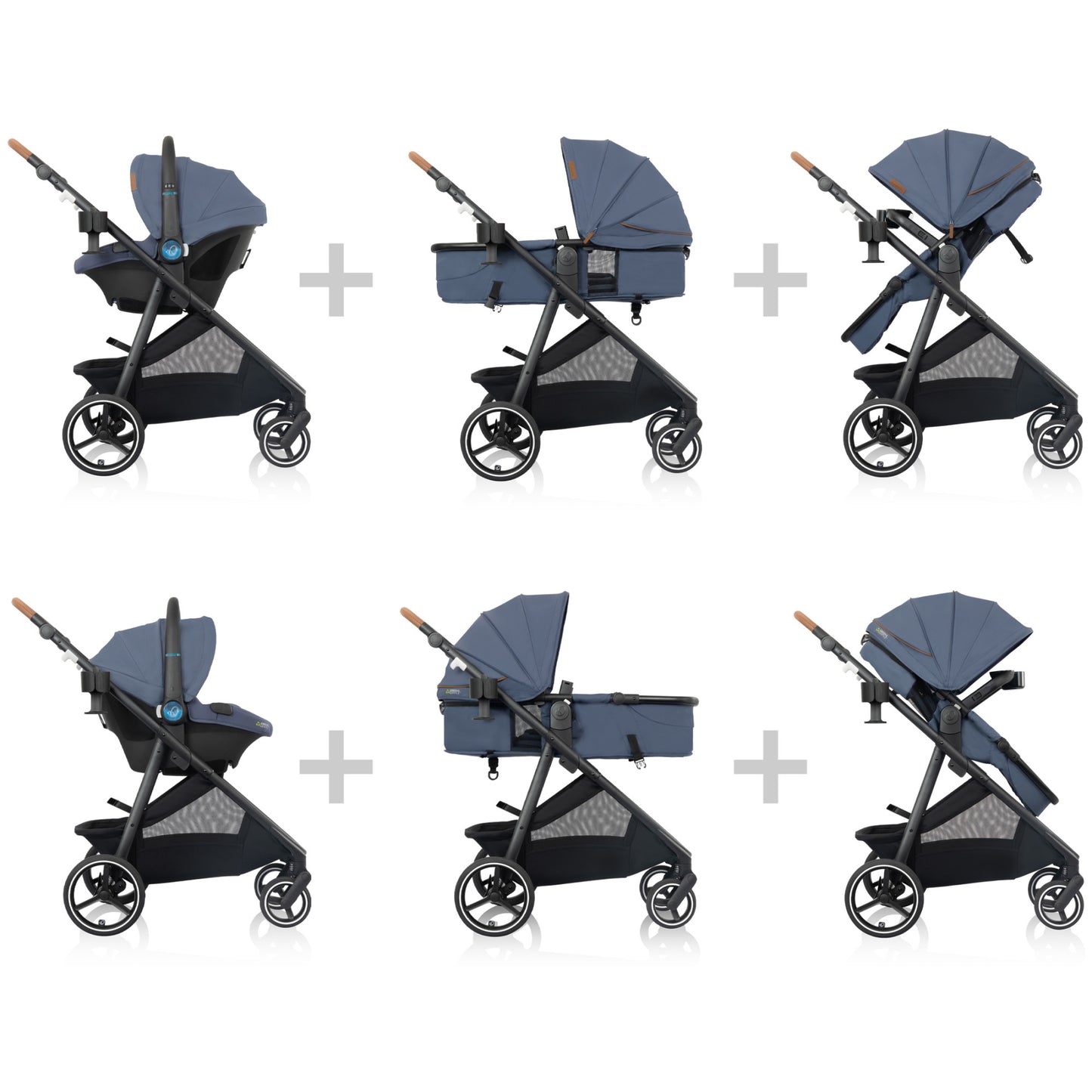 Shyft Intuiti+ Travel System featuring Revolve180 LiteMax™ NXT Rotational Infant Car Seat with SensorySoothe