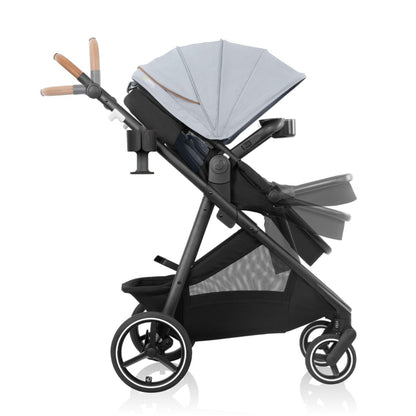 Evenflo Shyft Intuiti+ Travel System featuring Revolve180 LiteMax NXT with SensorySoothe Green and Gentle