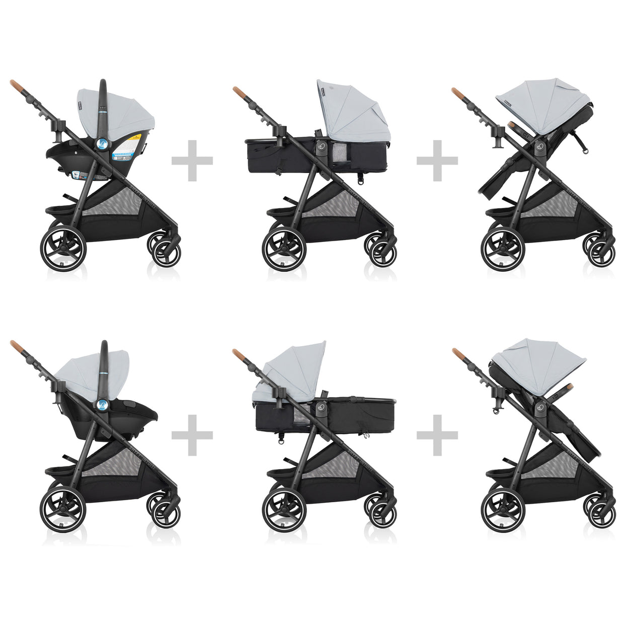 Evenflo Shyft Intuiti+ Travel System featuring LiteMax NXT with  SensorySoothe - Evenflo Official Site  Evenflo Company, Inc
