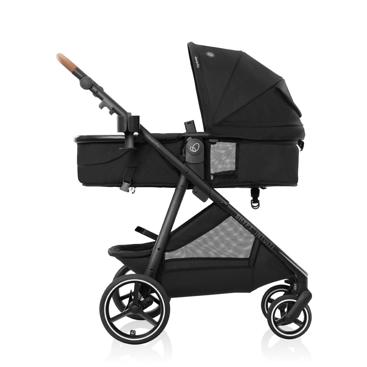 Evenflo Shyft Intuiti+ Travel System featuring LiteMax NXT with SensorySoothe