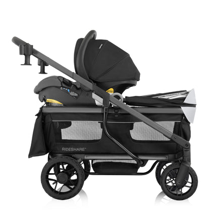 Shyft Rideshare All-Terrain Performance Stroller Wagon Sterling Black 2