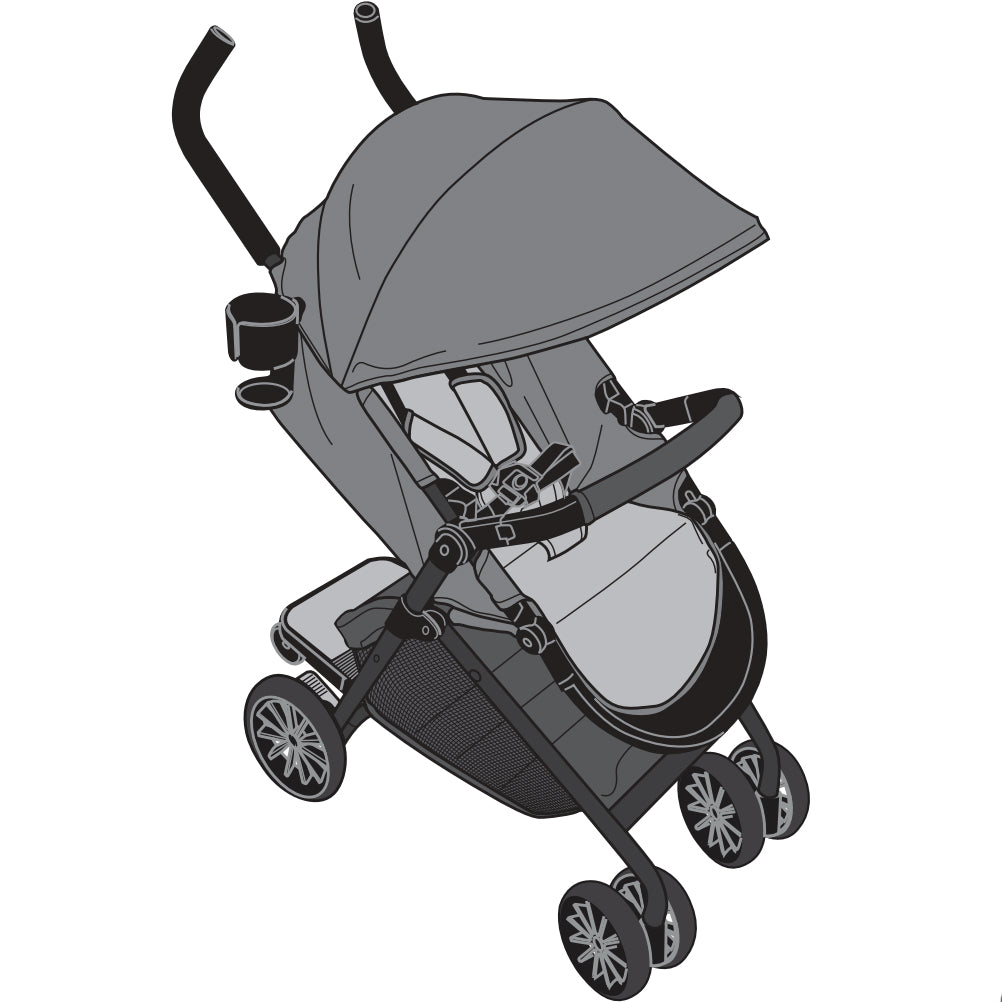 Sibby Travel System with LiteMax Infant Car Seat Support