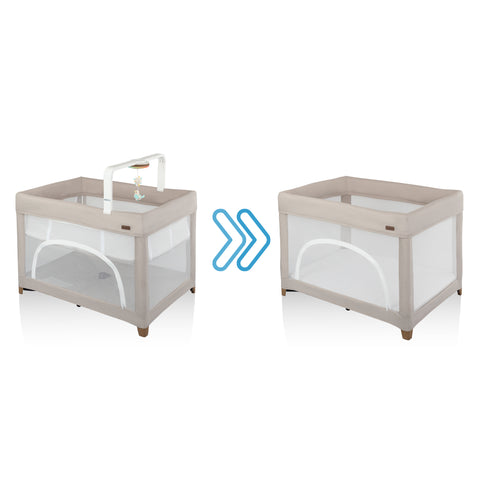 Evenflo Eris™ One-Hand Playard with Bassinet