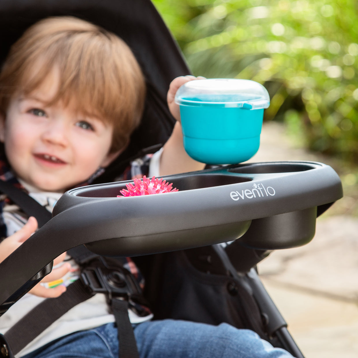 evenflo stroller tray Evenflo Stroller Child Snack Tray with Snack Cup