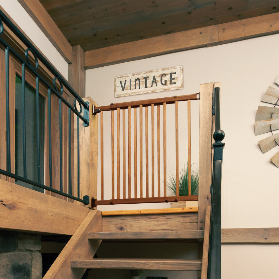 Walk-Thru Top Of Stairs Baby Gate