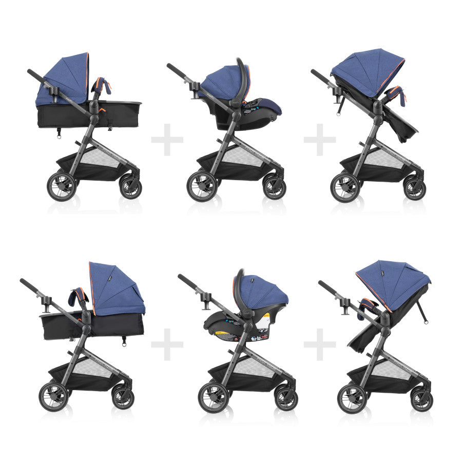 evenflo pivot vizor car seat Evenflo Pivot Vizor Travel System with LiteMax Infant Car Seat