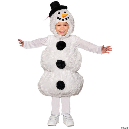 Toddlers Snowman Belly Baby Costume - Large