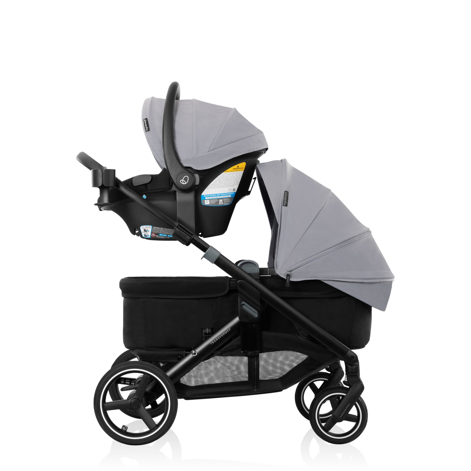 Evenflo Evenflo® Transformer™ Stroller to Wagon Travel System Featuring LiteMax™ NXT Infant Car Seat – Evenflo Official Site – Evenflo® Company, Inc