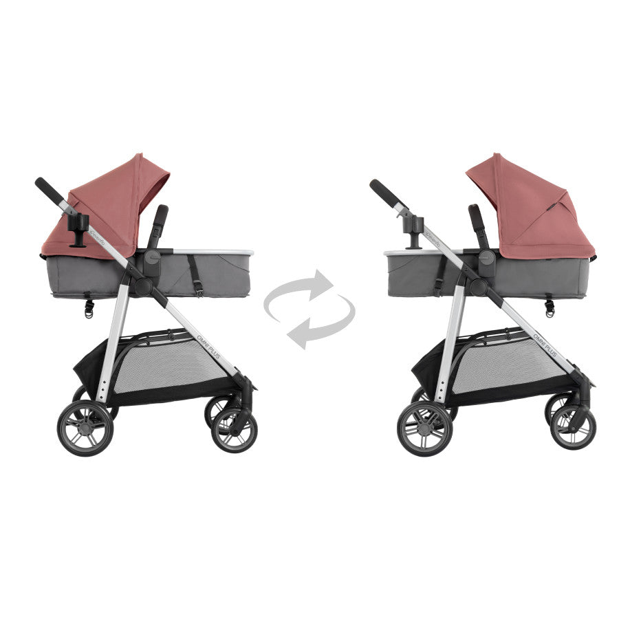 Omni Plus Modular Travel System with LiteMax Sport Rear-Facing Infant Car Seat Rotate