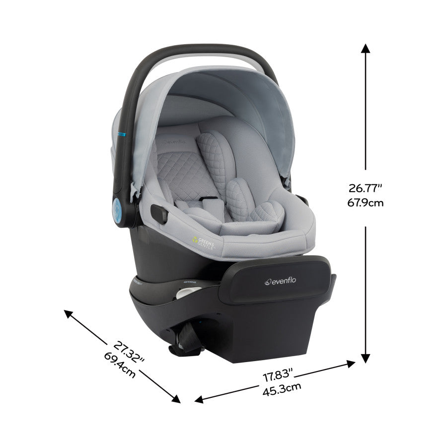 Revolve180 LiteMax NXT Rotational Infant Car Seat with SensorySoothe measure 1