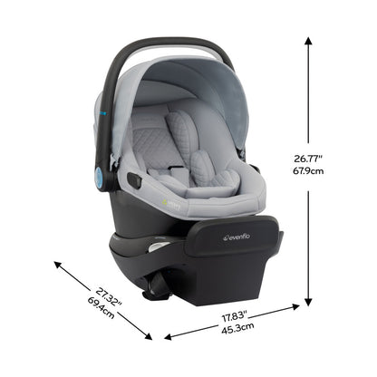 Revolve180 LiteMax NXT Rotational Infant Car Seat with SensorySoothe measure 1