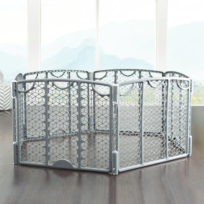 evenflo fence 6-Panel Versatile Play Space Adjustable Play Area