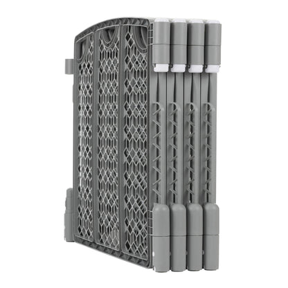 evenflo versatile play space 2-panel extension gray Evenflo Versatile Play Space Adjustable Play Area, 8-Panel