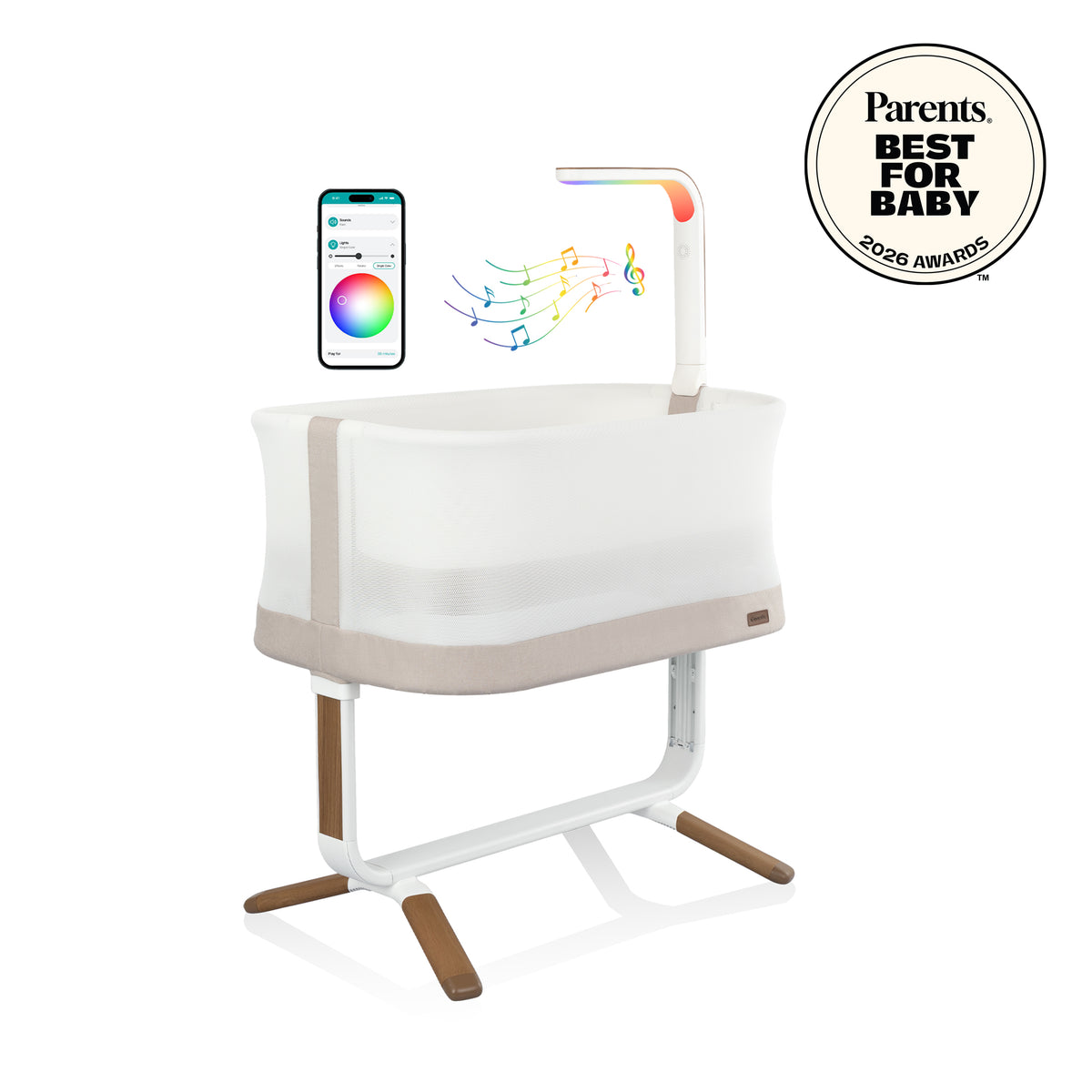 Cora 3 Level Adjustable Bassinet
