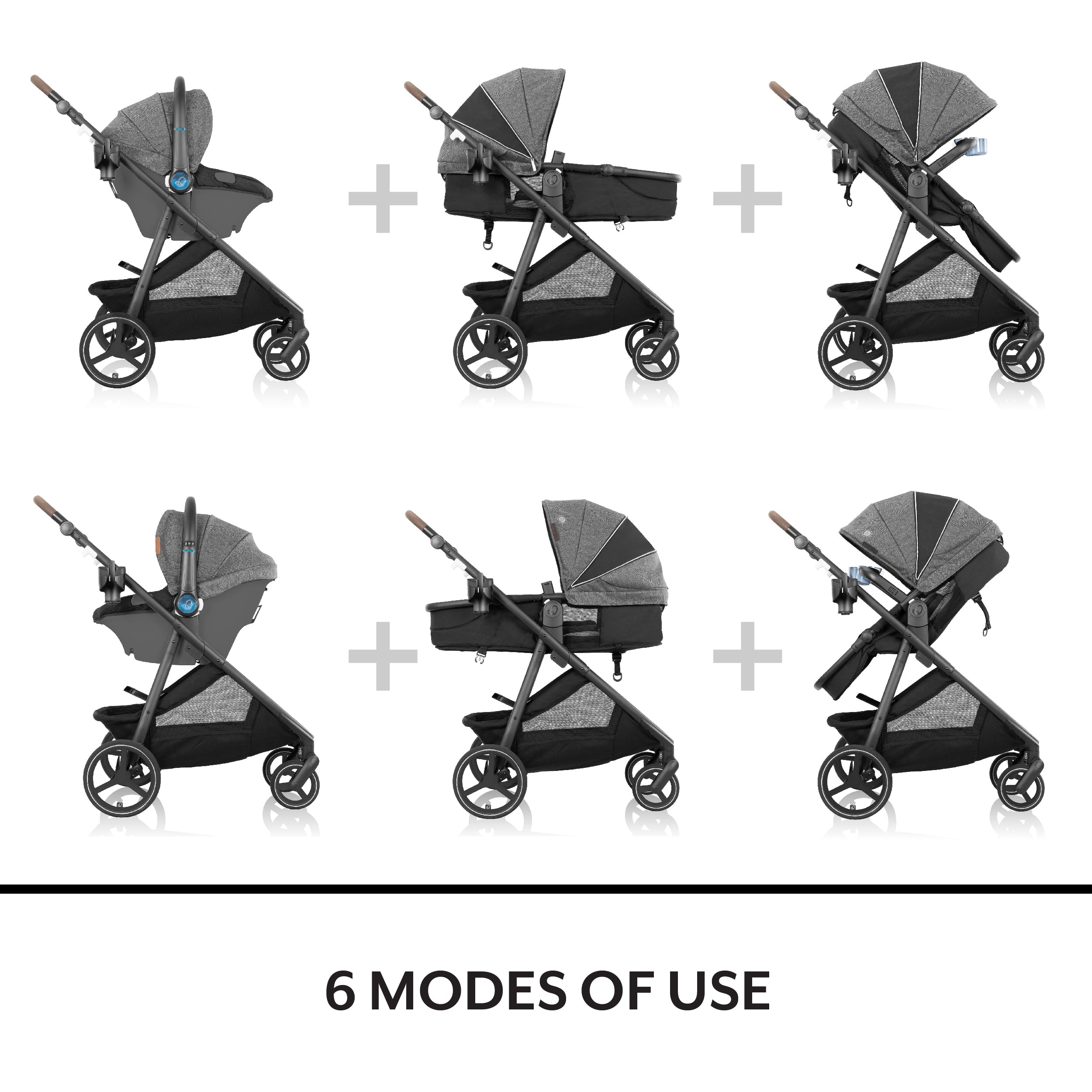 Shyft Intuiti+ Travel System featuring Revolve180 LiteMax NXT with