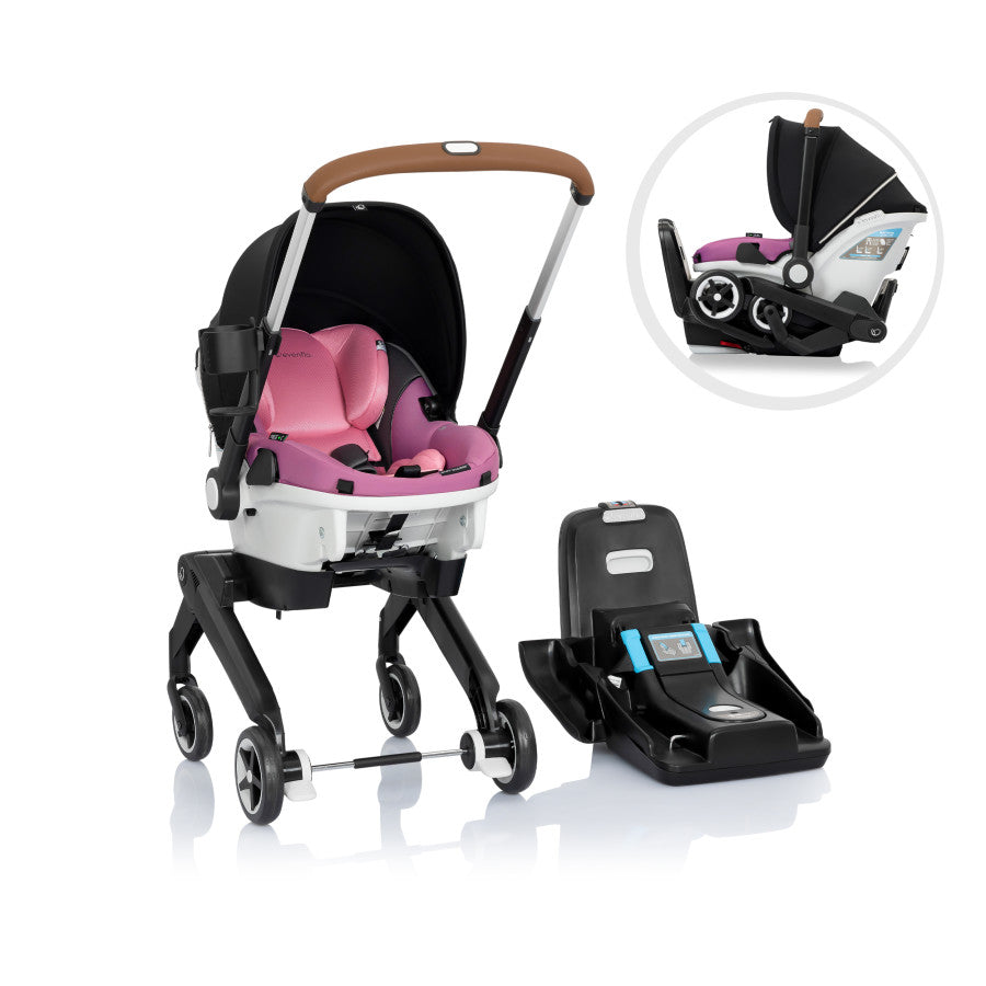 Shyft DualRide Infant Car Seat Stroller Combo with Carryall Storage & Extended Canopy Bundle