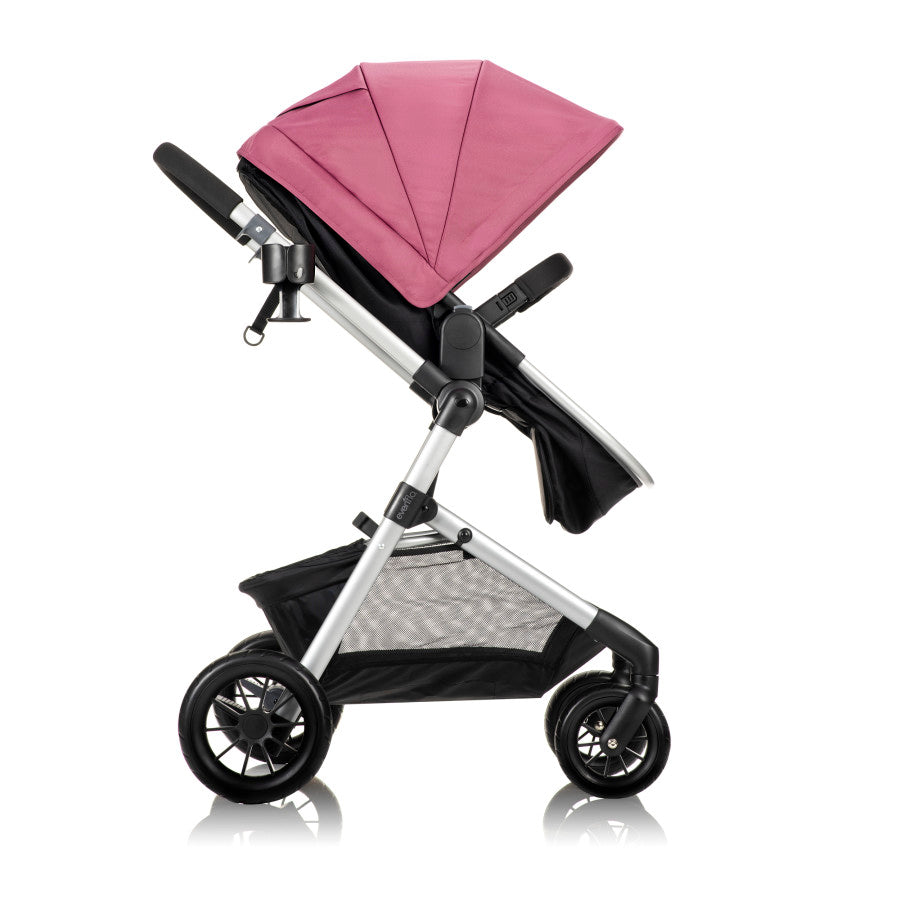 Pivot Modular Travel System with LiteMax Infant Car Seat with Anti-Rebound Bar side view 4