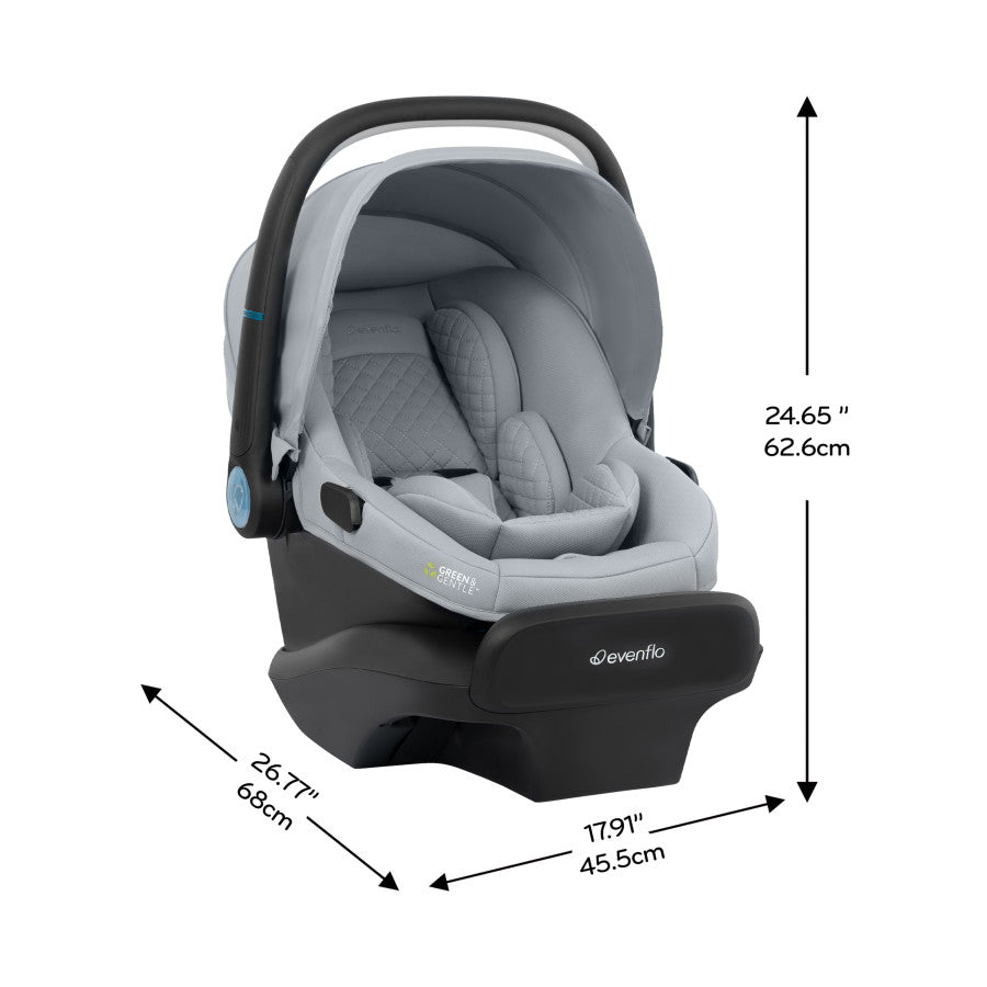Evenflo LiteMax NXT Infant Car Seat with SensorySoothe measure 2