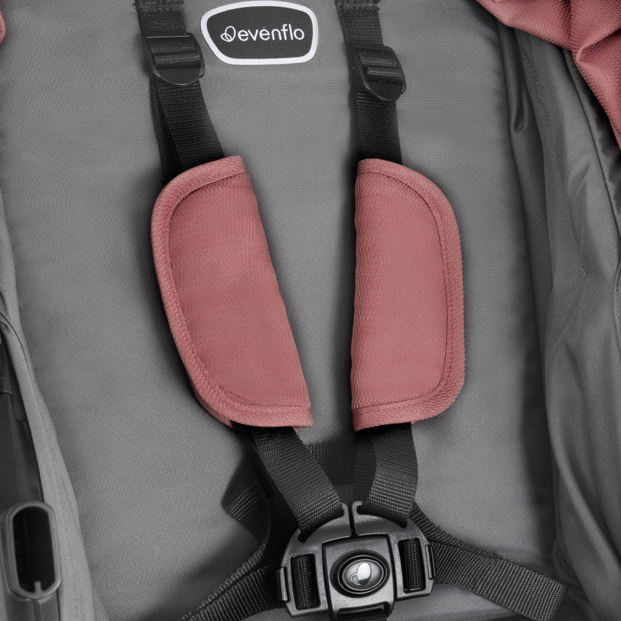 Omni Plus Modular Travel System with LiteMax Sport Rear-Facing Infant Car Seat safety belt