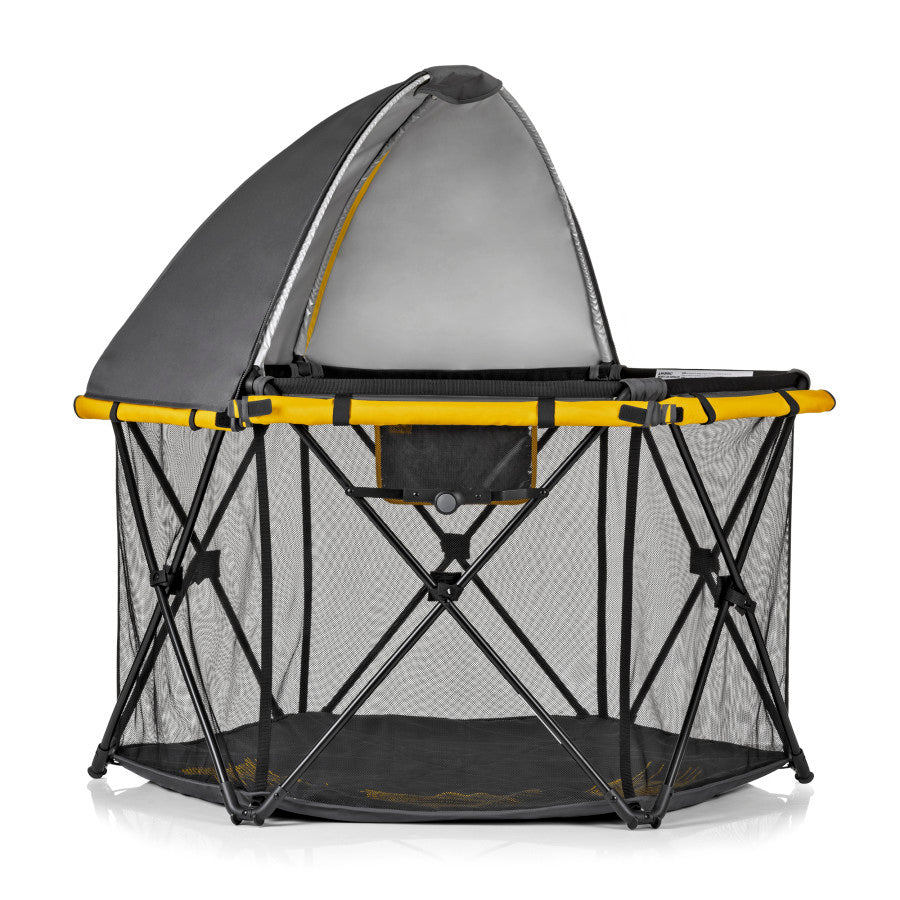 evenflo playard with bassinet Play-Away Portable Playard Deluxe