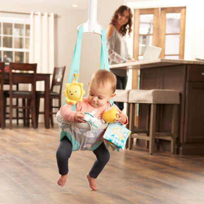 Exersaucer Sweet Skies Door Jumper with Toys