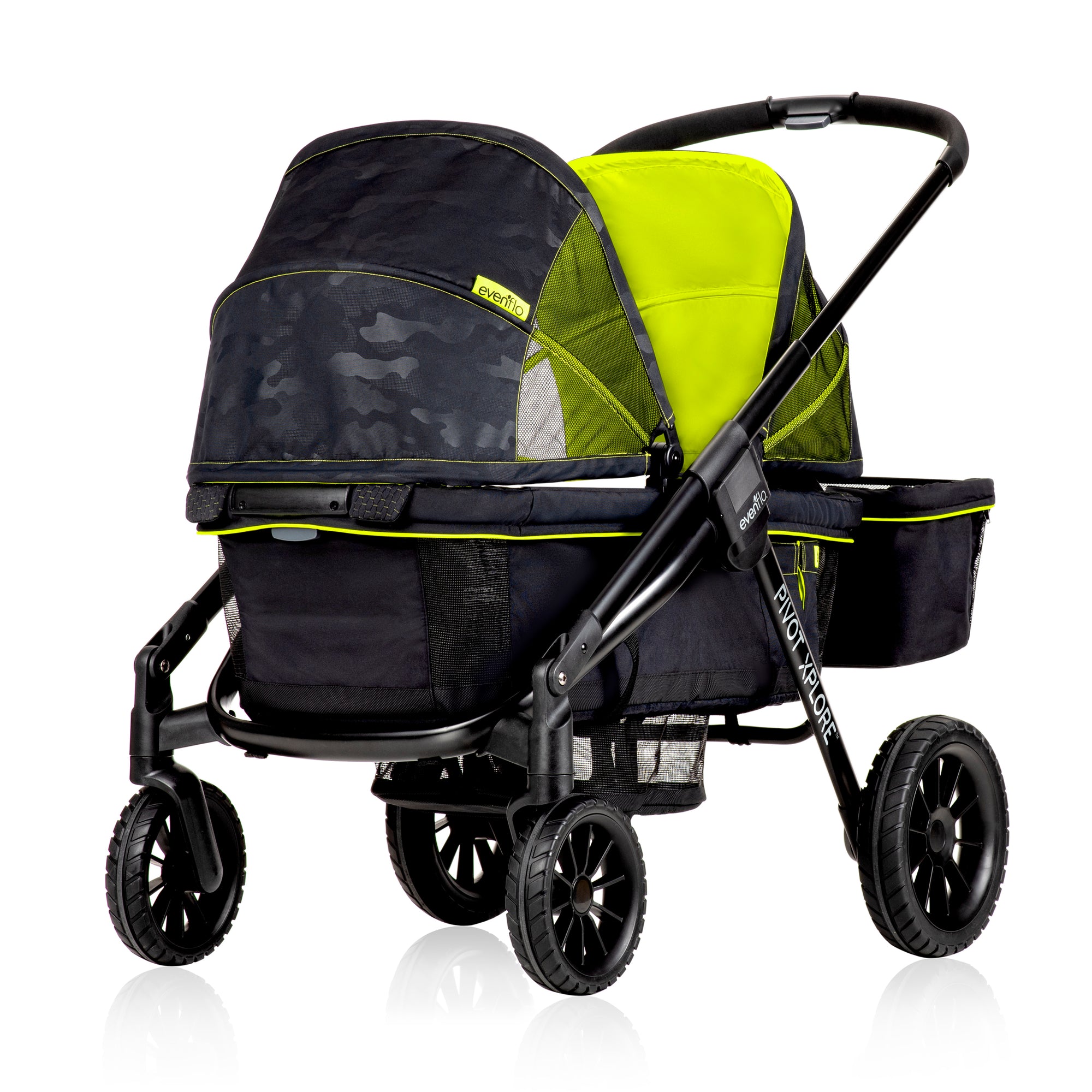 Pivot Explore Pivot Xplore All-Terrain Stroller Wagon | Evenflo® Official Site