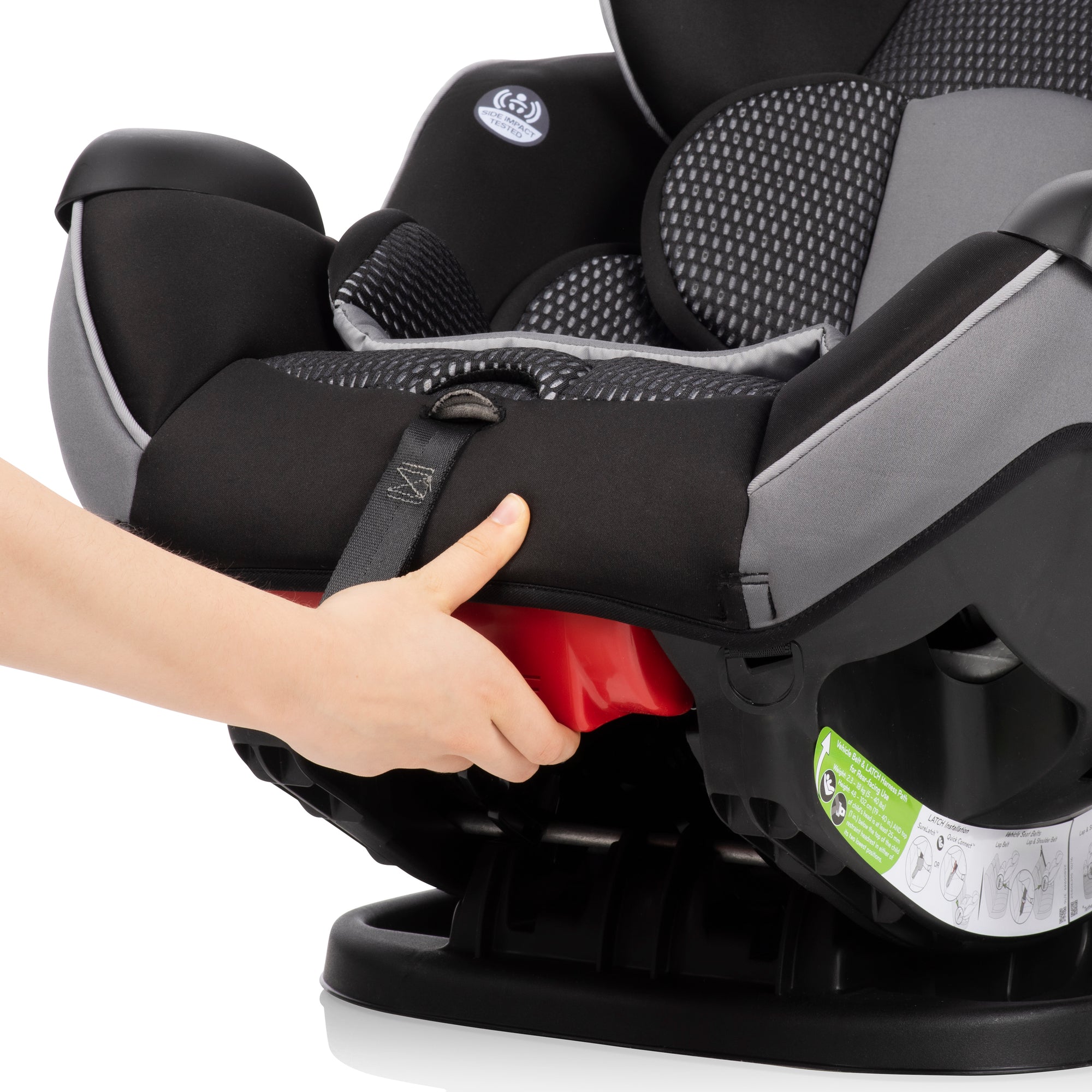 Symphony AllInOne Convertible Car Seat with FreeFlow Evenflo