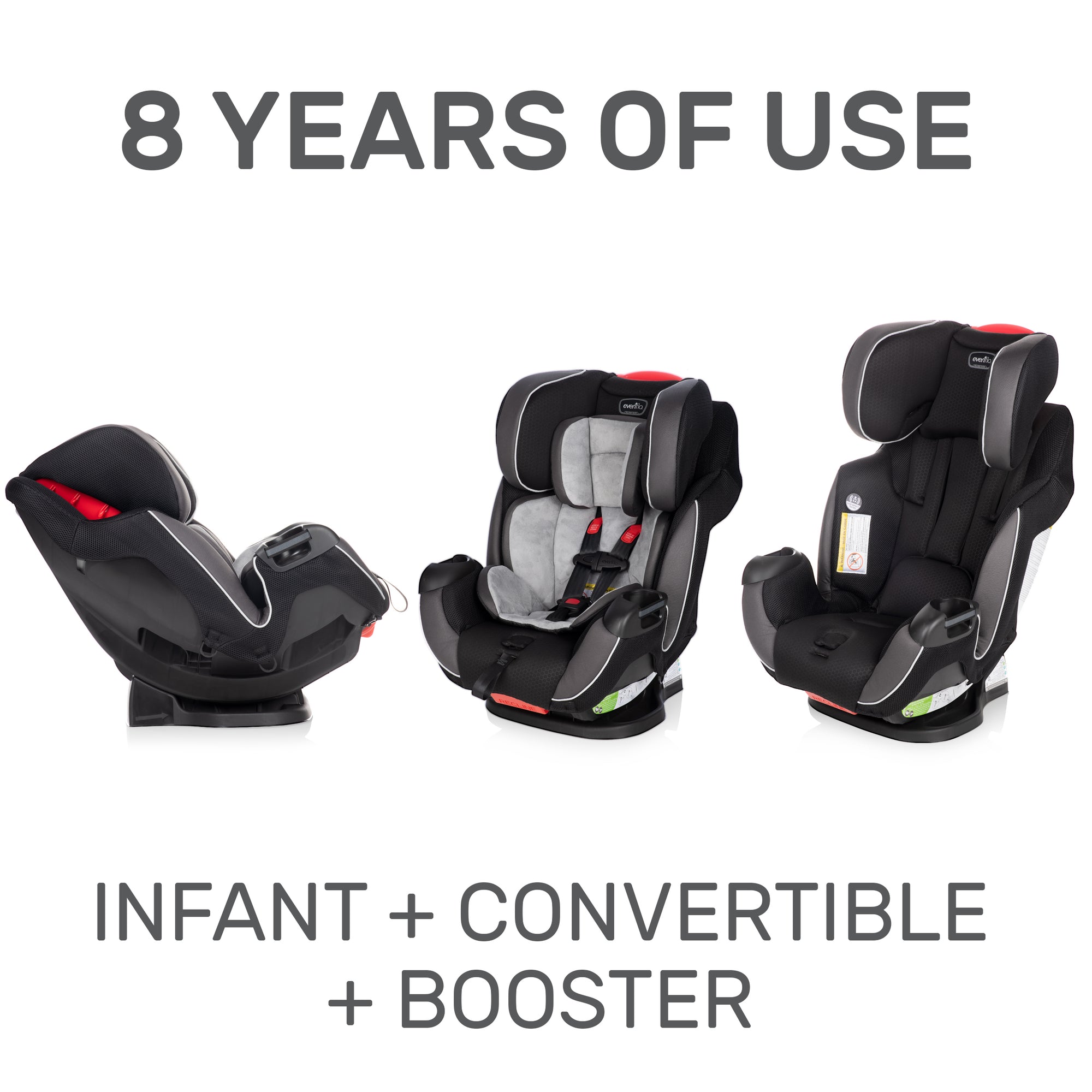 Symphony DLX AllInOne Convertible Car Seat Evenflo® Official Site