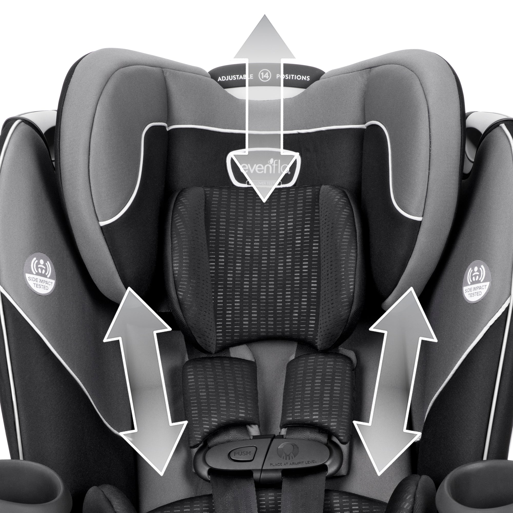Revolve360 Rotational AllInOne Convertible Car Seat Evenflo