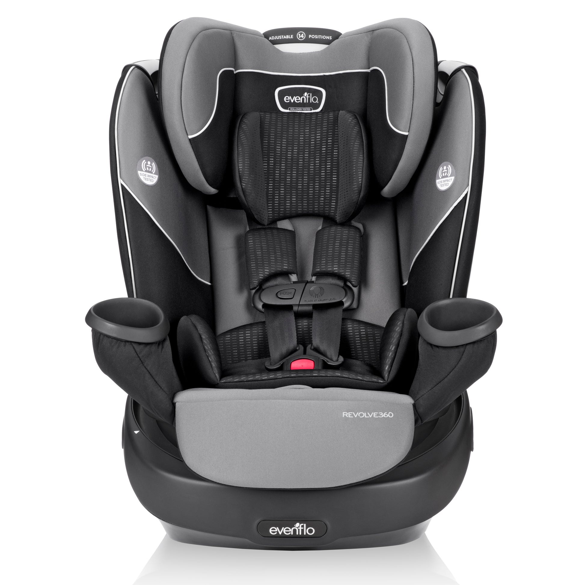 Evenflo® Gold Revolve360 Extend All-in-One Rotational Car Seat with  SensorSafe - Evenflo® Official Site – Evenflo® Company, Inc